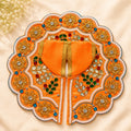 Shri Braj Phool Madhuri Poshak - Orange