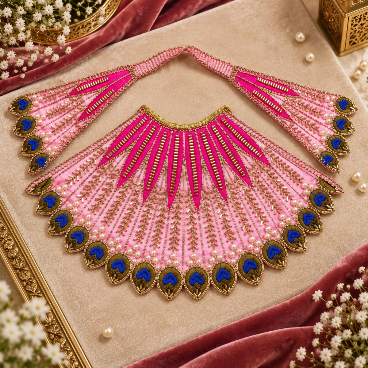 Braj Manohar Lehenga Patka