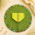 Shri Braj Neelpushp Ratnarekha Poshak - GREEN