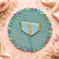 Shri Braj Neelpushp Ratnarekha Poshak - BLUE