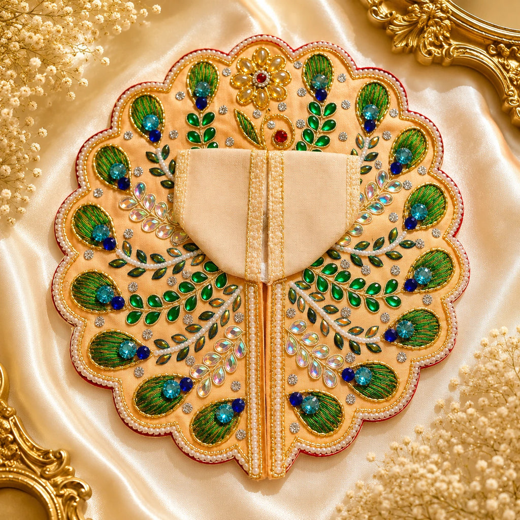Vrindavan Chandan Morratna Jadi Shringar Poshak ✨