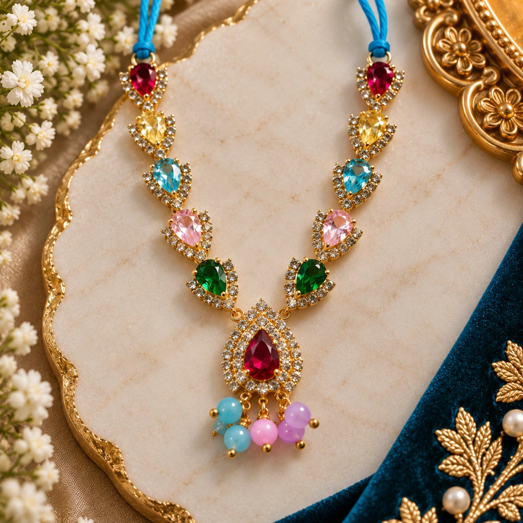 Shri Braj Ratnavali Shringar Haar- Multicolour