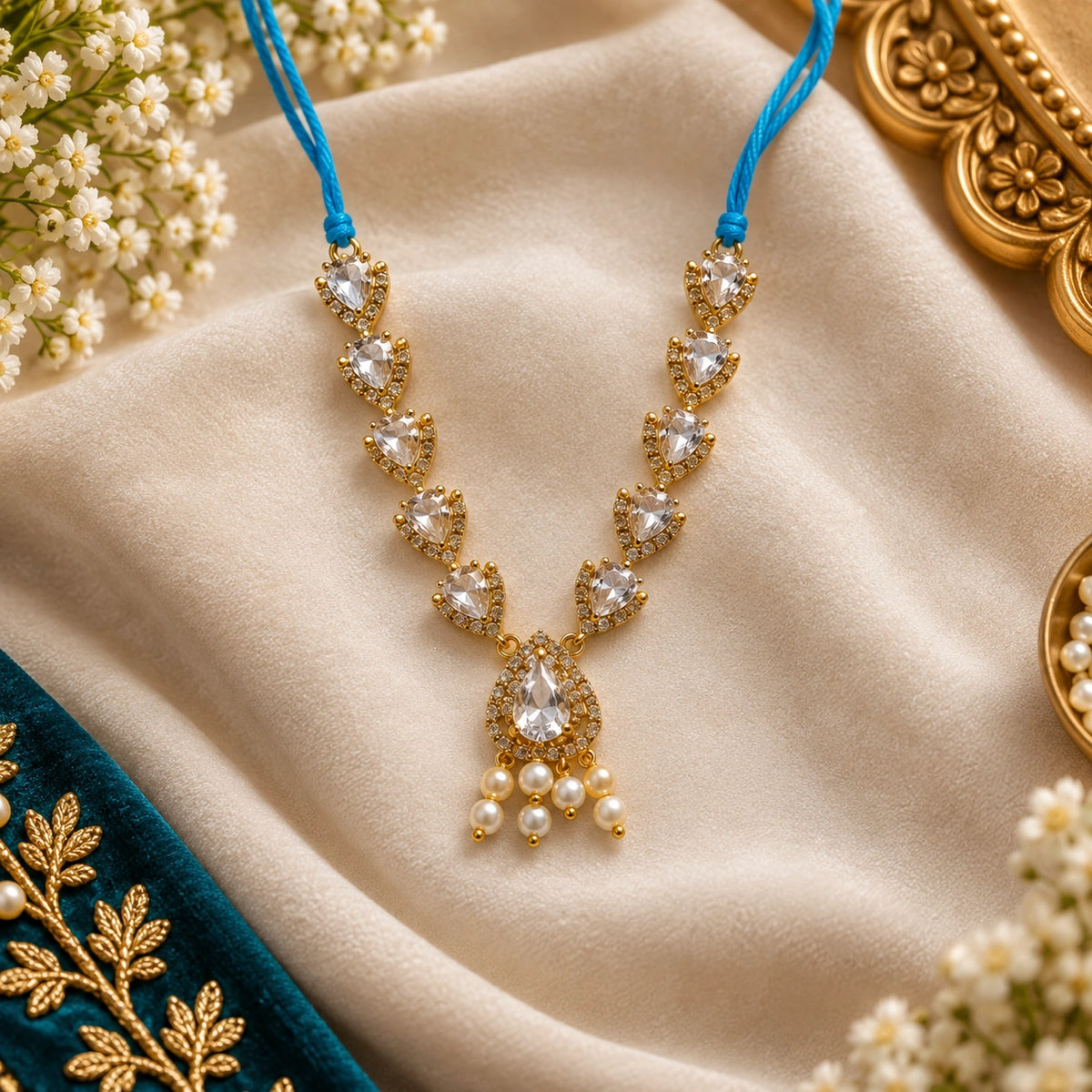 Shri Braj Ratnavali Shringar Haar- White