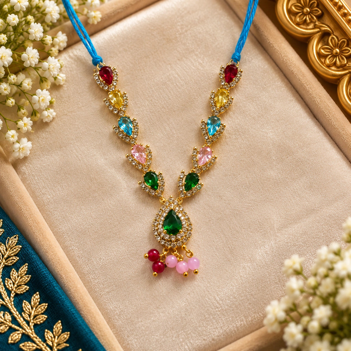 Shri Braj Ratnavali Shringar Haar- Multicolour