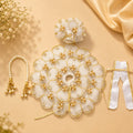 shri vrindavan moti chandrika shringar poshak
