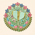 Blossom Pink Vrindavan Pushp Leela Poshak
