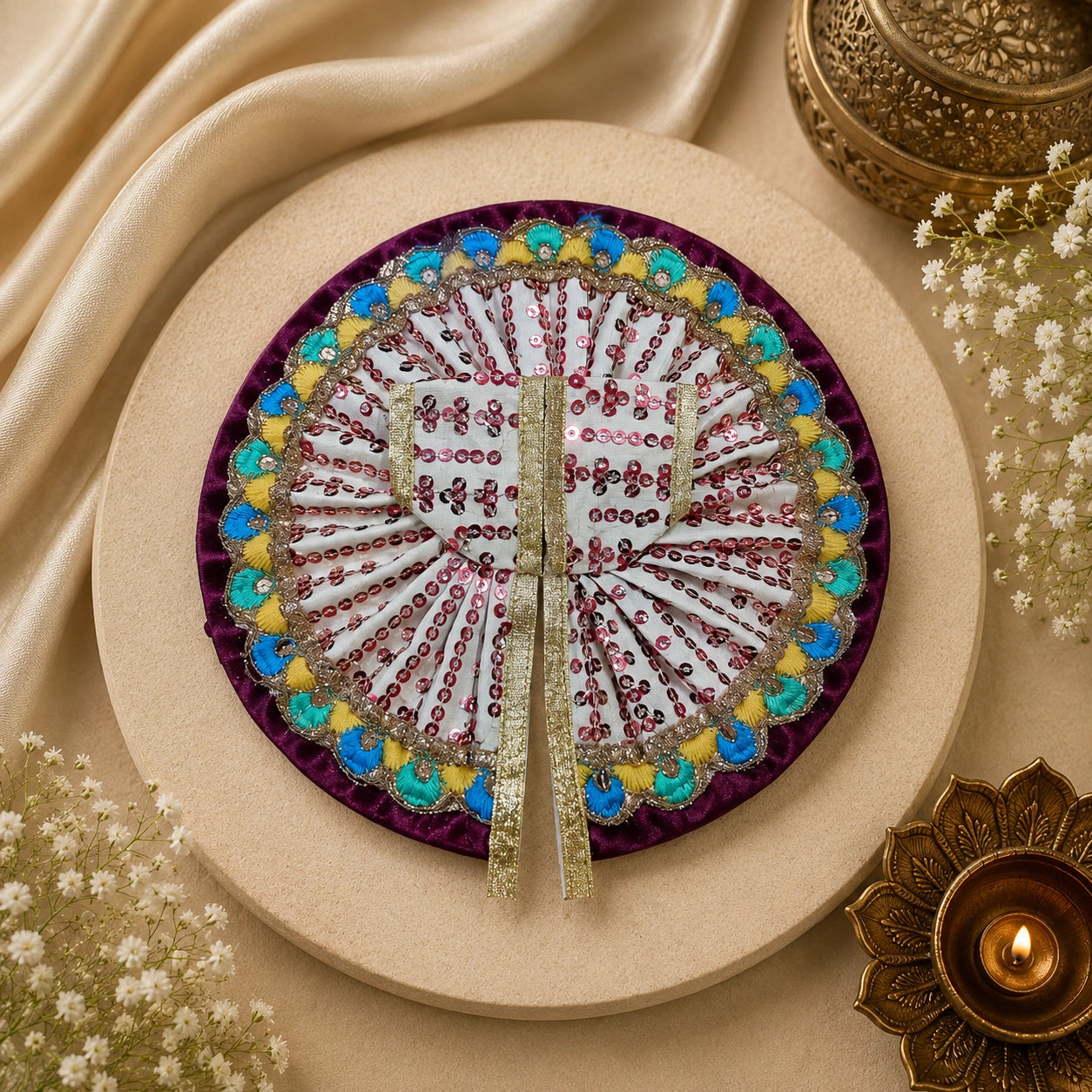 Rang Nikunj Vilas Handcrafted Laddu Gopal Poshak